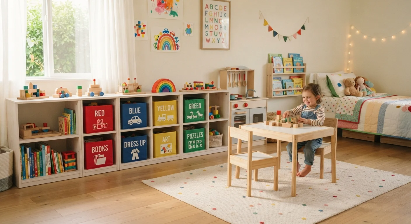 Children's Rooms: Building Organization Systems Kids Can Actually Maintain