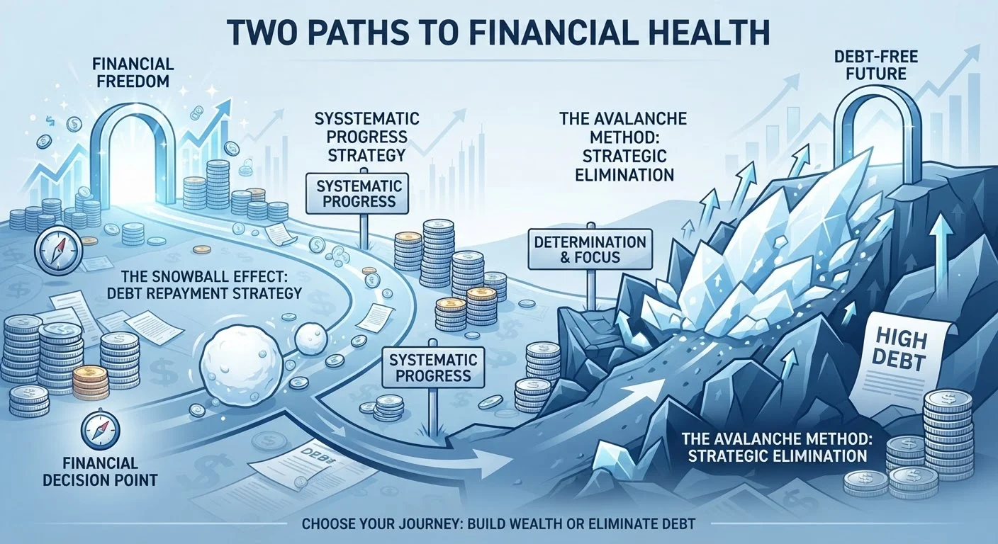 Debt Avalanche vs. Debt Snowball: Two Payoff Strategies Compared