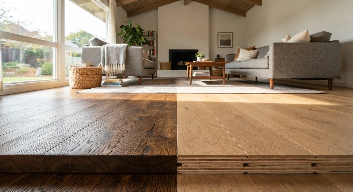Engineered Hardwood vs. Solid Hardwood Flooring