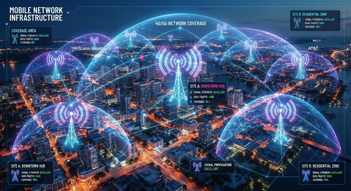 How Mobile Network Coverage Actually Works