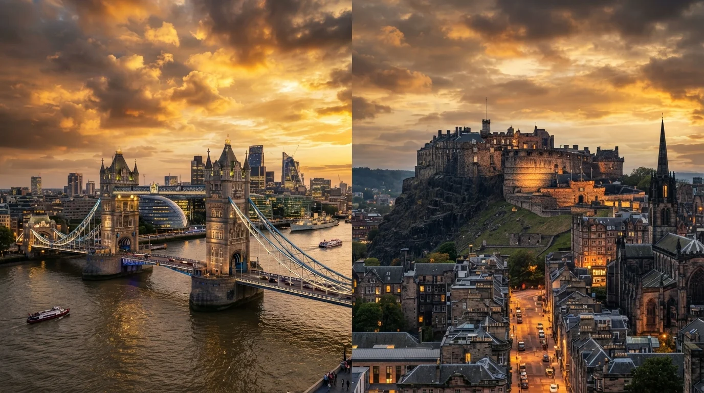 London vs. Edinburgh: Two Very Different Introductions to Britain