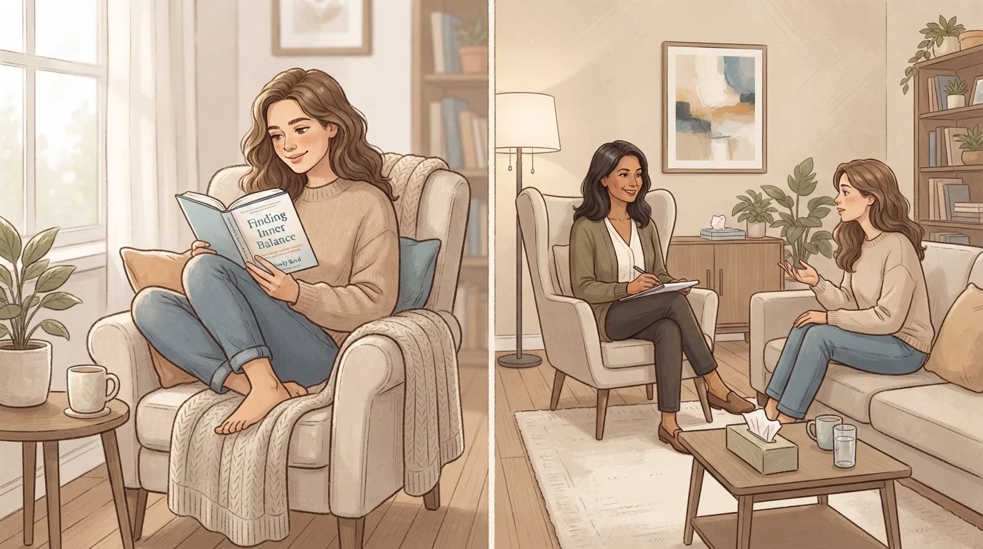 Therapy vs. Self-Help: Understanding When Each Actually Works