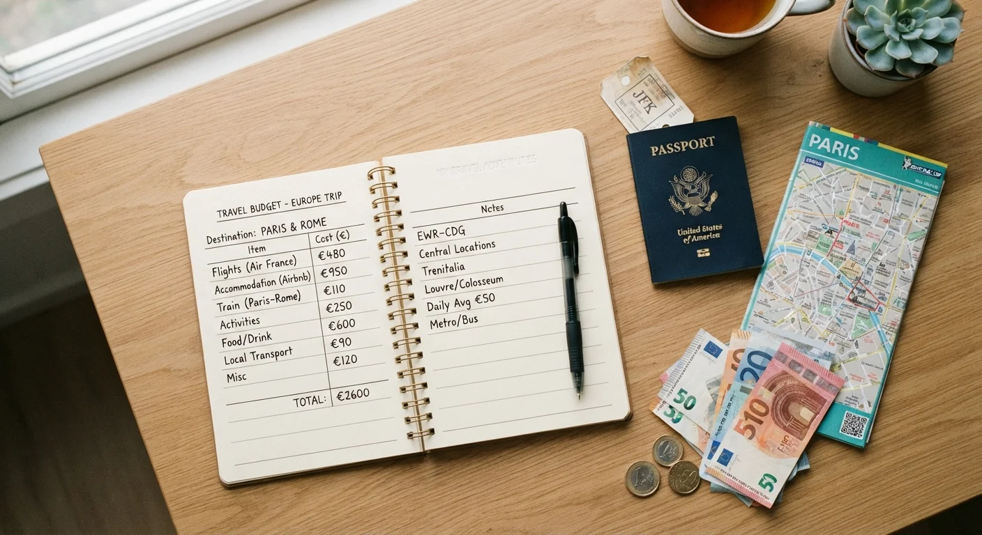 Travel Budgeting From the Ground Up