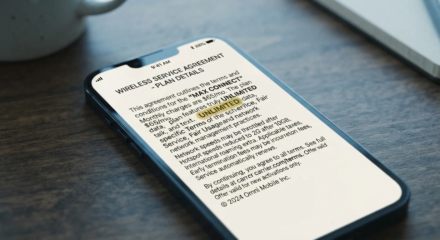 What 'Unlimited' Really Means on a Phone Plan